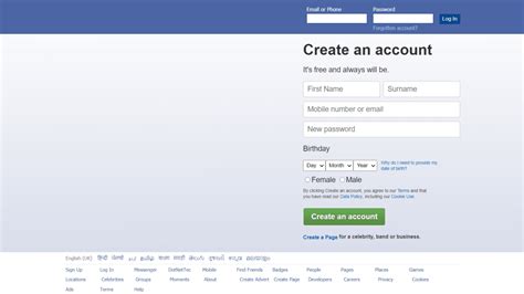 facebook sign in homepage|facebook sign in home page download.